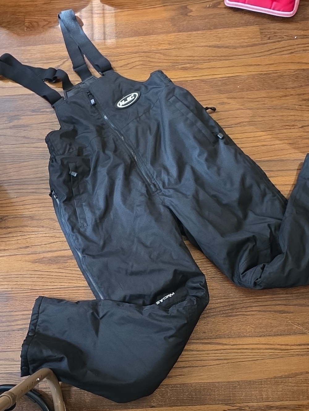 HJC Storm Stowmobile Black Men's Insulated Snow Bib Pants